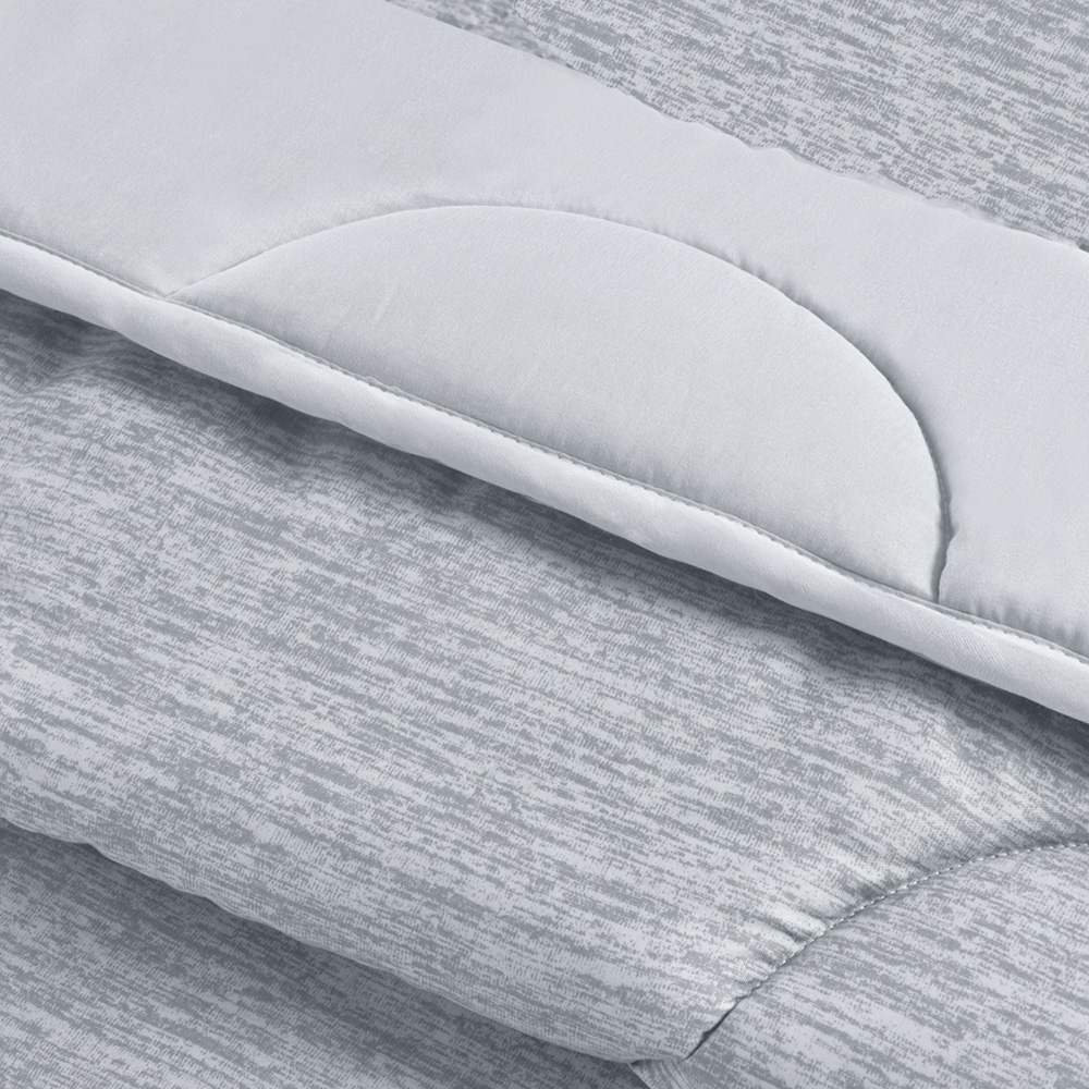 Homerepublic Double Grey Reversible Coverless Duvet 10.5 Tog Image 3