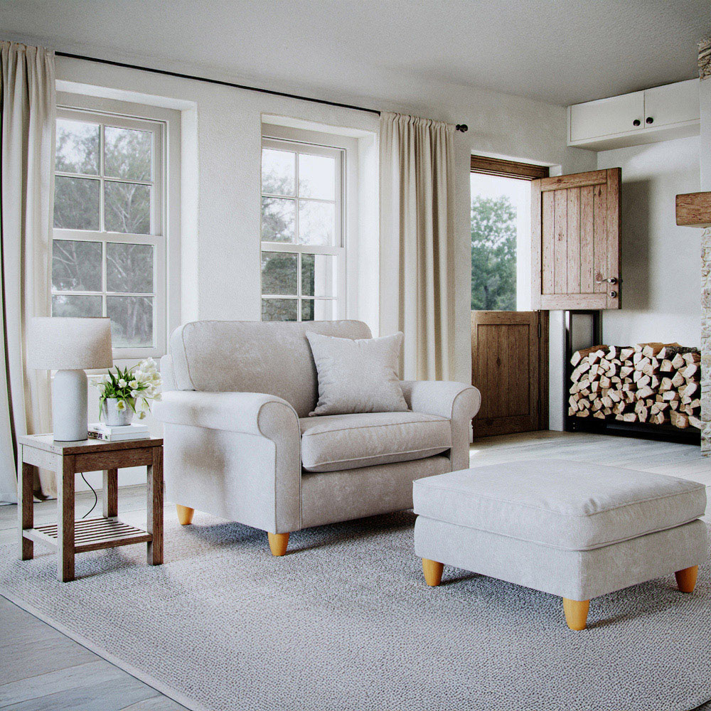 Sinatra Glory Pearl Snuggle Chair Image 3