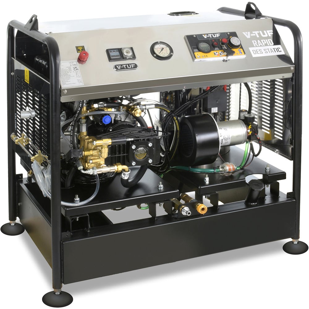 V-TUF RAPID 21HP Kohler Diesel Engine Static Hot Water Washer 200Bar Image 1