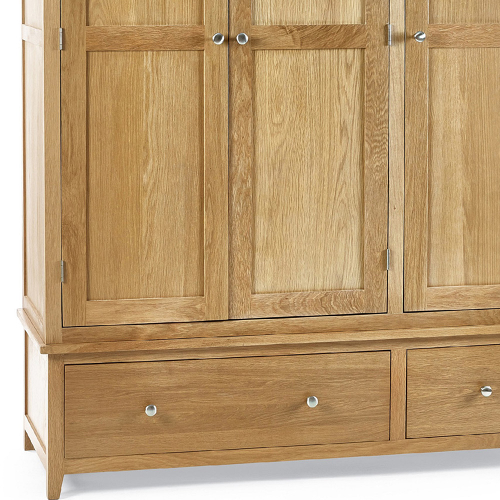 Julian Bowen Mallory 3 Door 2 Drawer Wardrobe Image 4