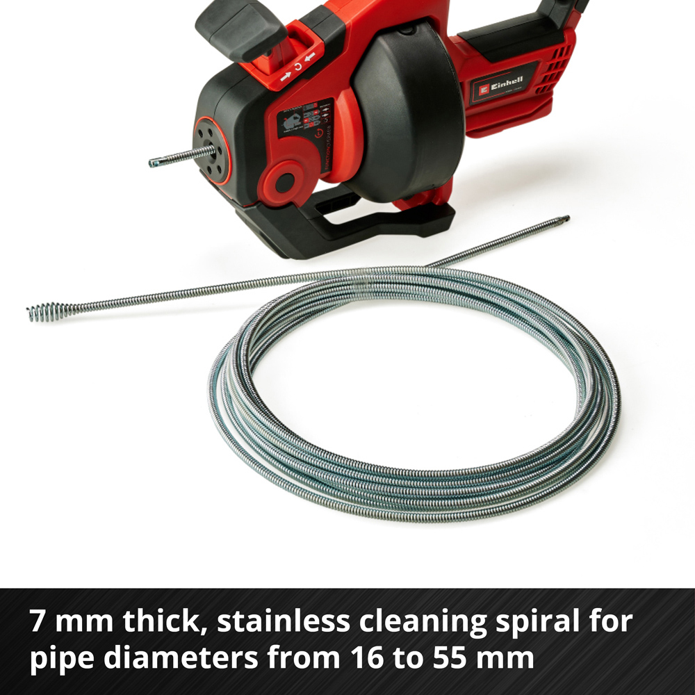 Einhell Power X-Change TE-DA 18/760 Li Solo Cordless Drain Cleaner Image 4