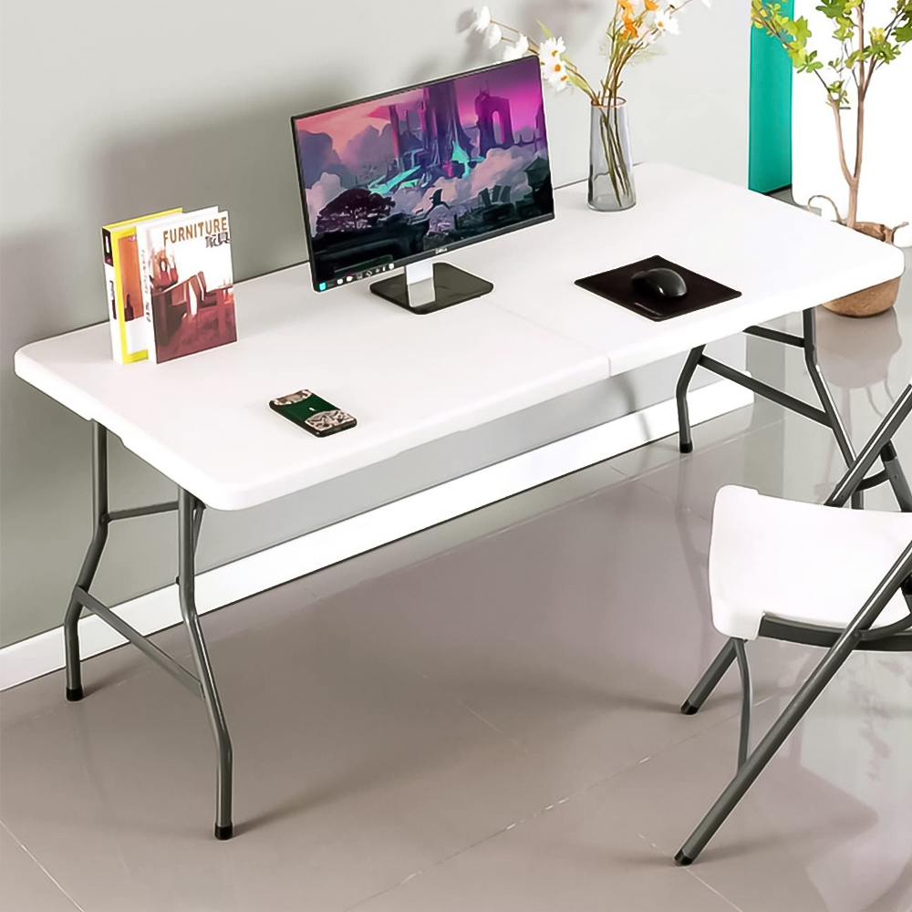 Alivio Heavy Duty Folding Table Trestle Table Image 1