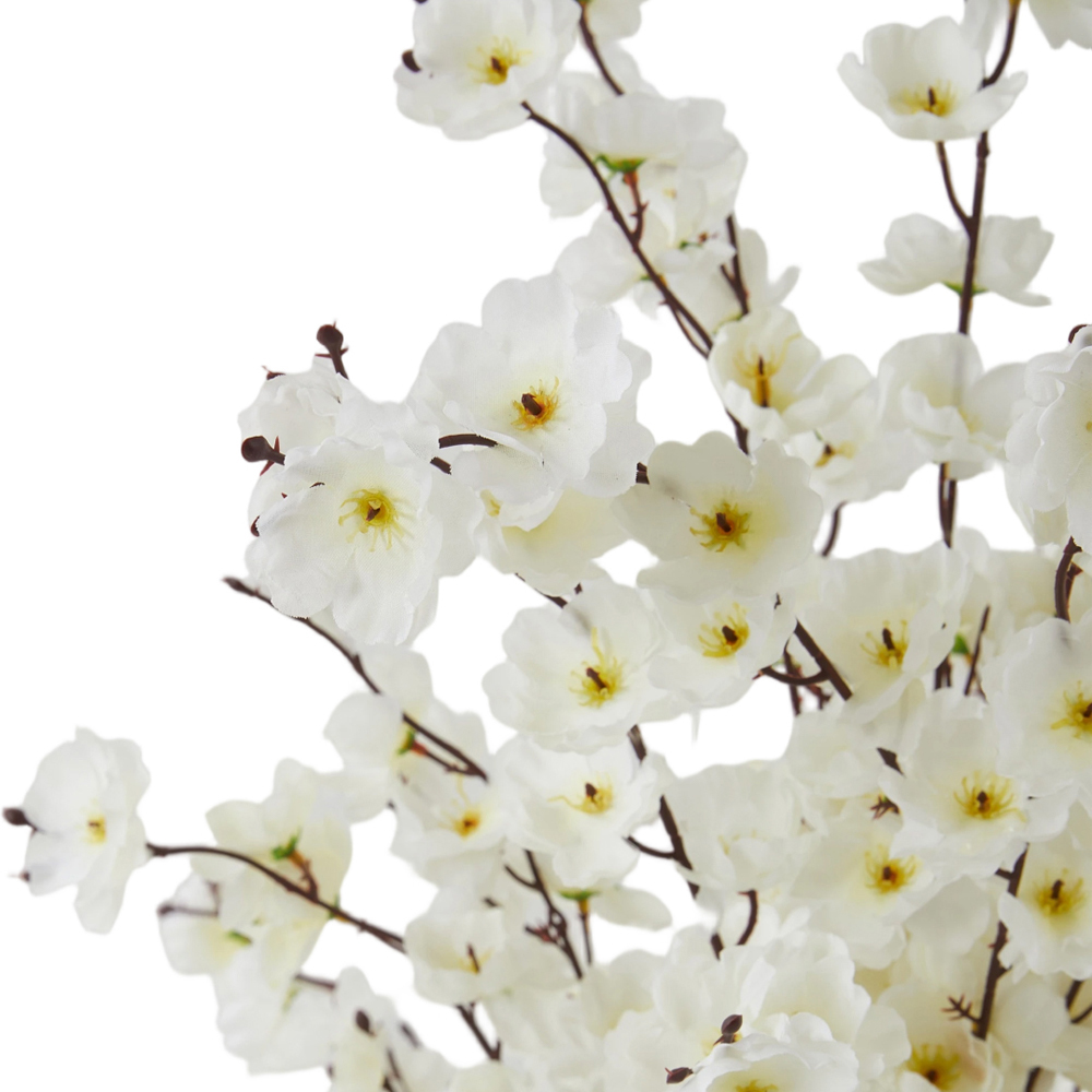 Living and Home Decorative Artificial Wintersweet Plant in Pot 95cm Image 3