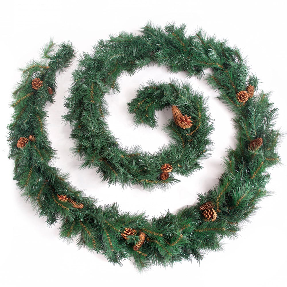 Best Artificial Christmas Garland with Colorado Pine and Spruce Tips 370cm Image 1