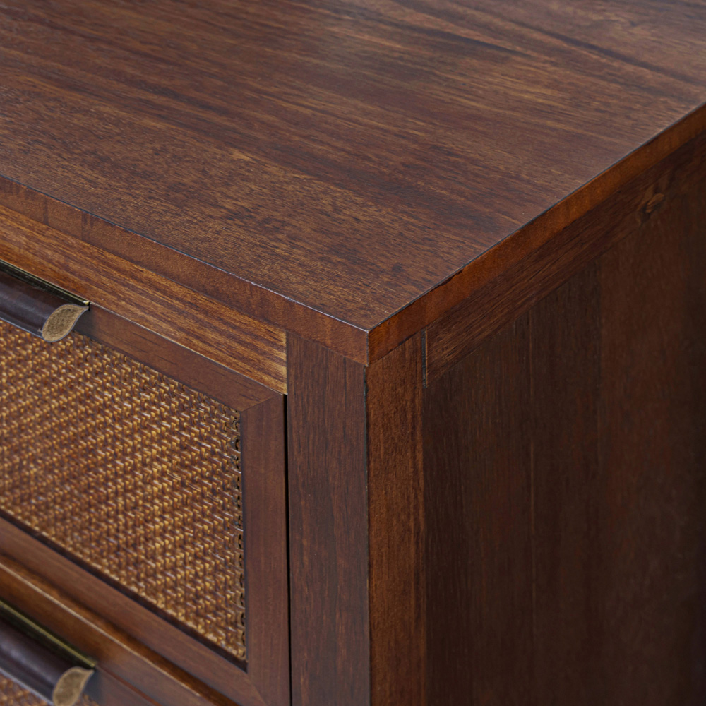Teamson Home Hatteras 3 Drawer Walnut Dresser Image 7