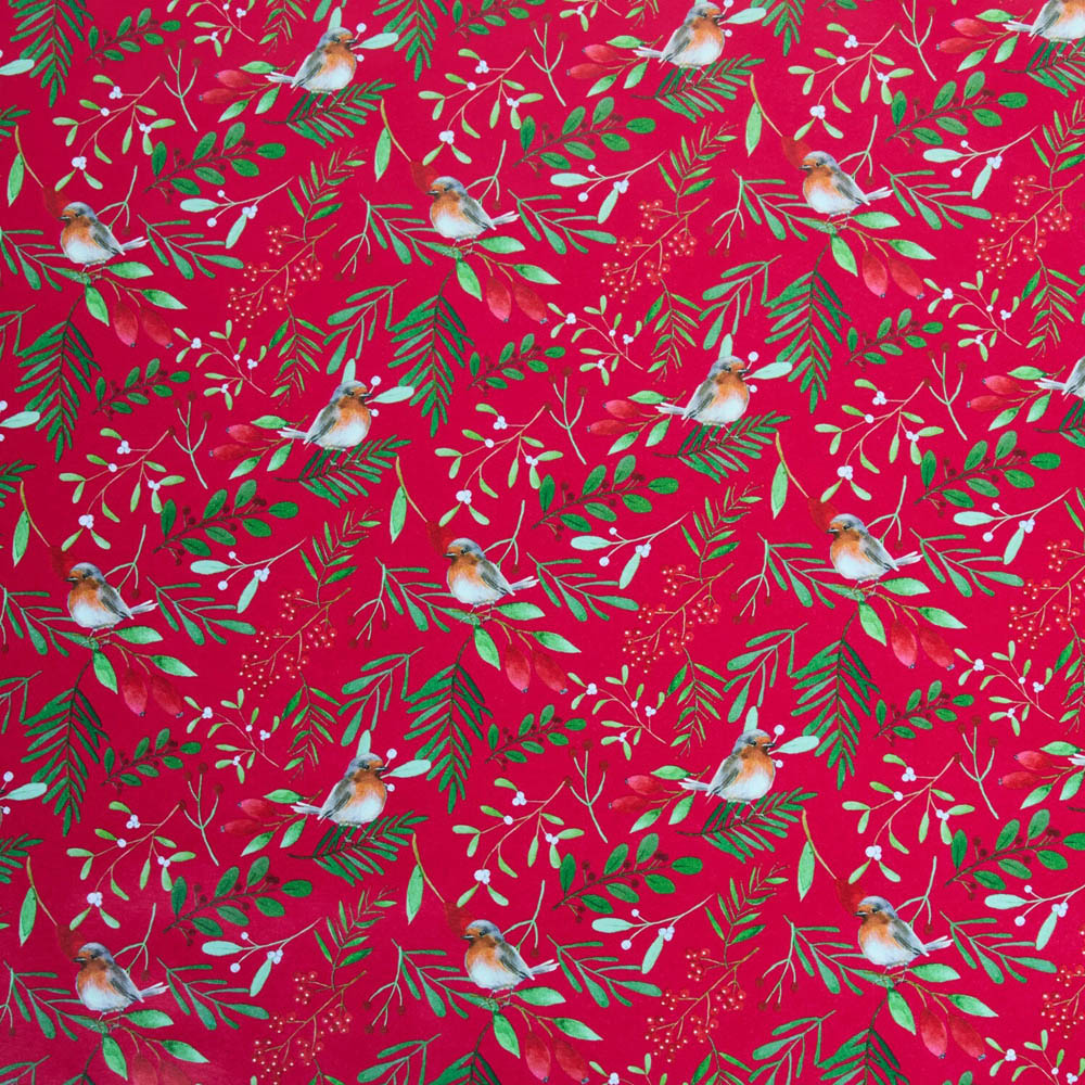 Traditional Robin Gift Wrap Image 7