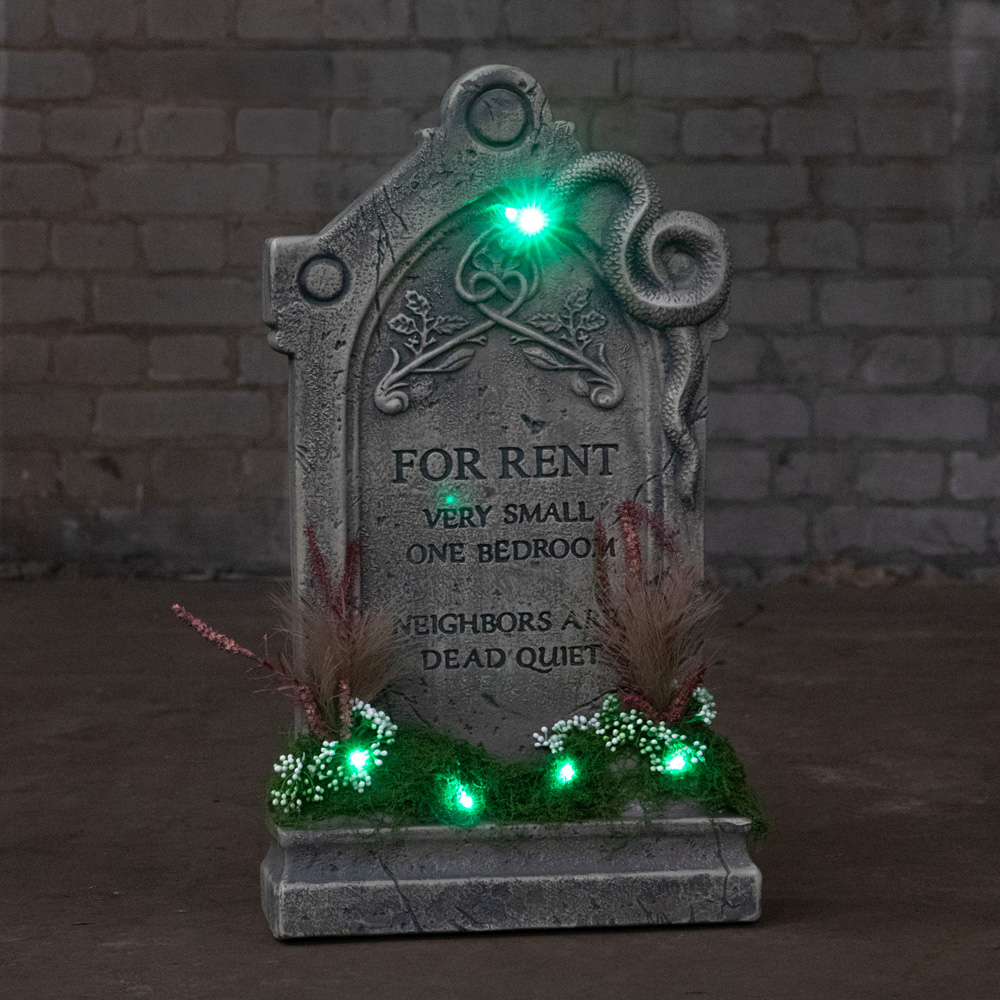 Samuel Alexander For Rent LED Halloween Graveyard Tombstone 60cm Image 2