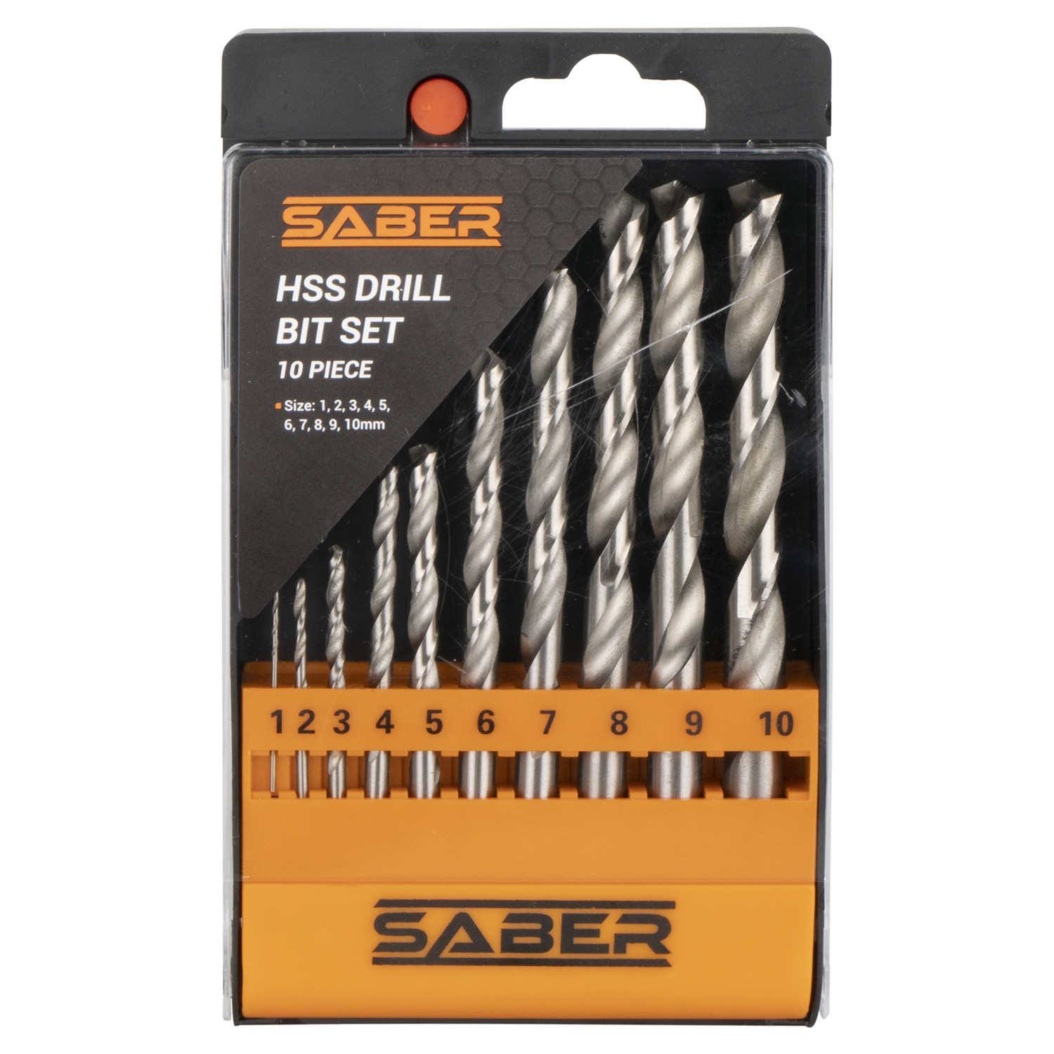 Saber 10 Piece HSS Steel Drill Bit Set Image
