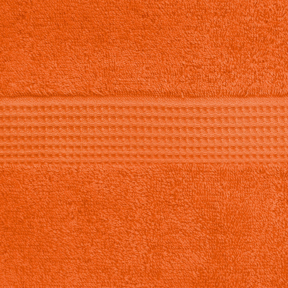 Mayfair Egyptian Cotton Orange Hand Towel Set of 2 Image 4