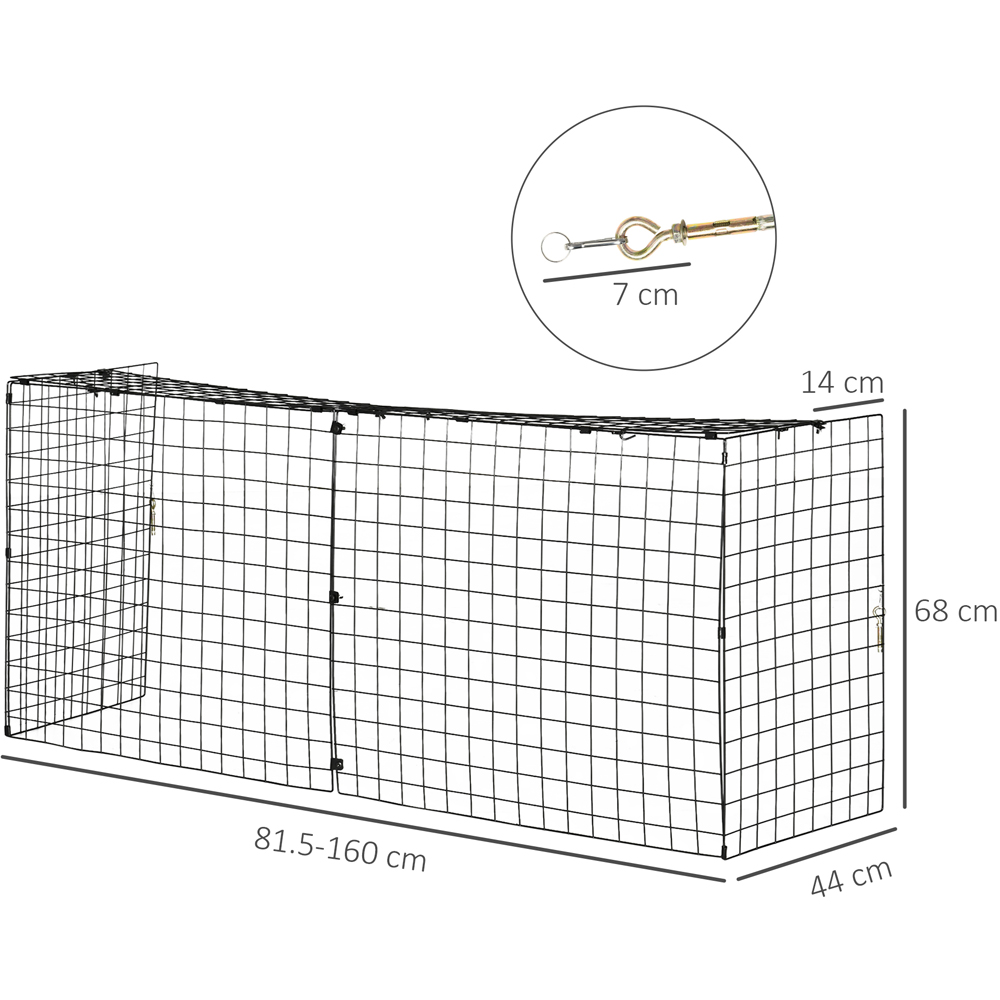 HOMCOM Fire Safe Extendable Fire Guard Image 9