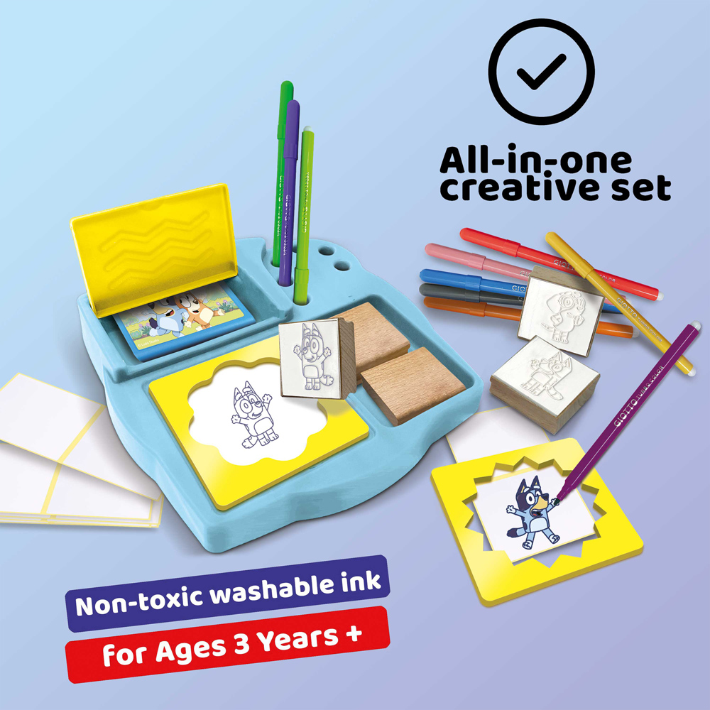 Bluey Sticker Machine Kids Craft and Stationery Set Image 3