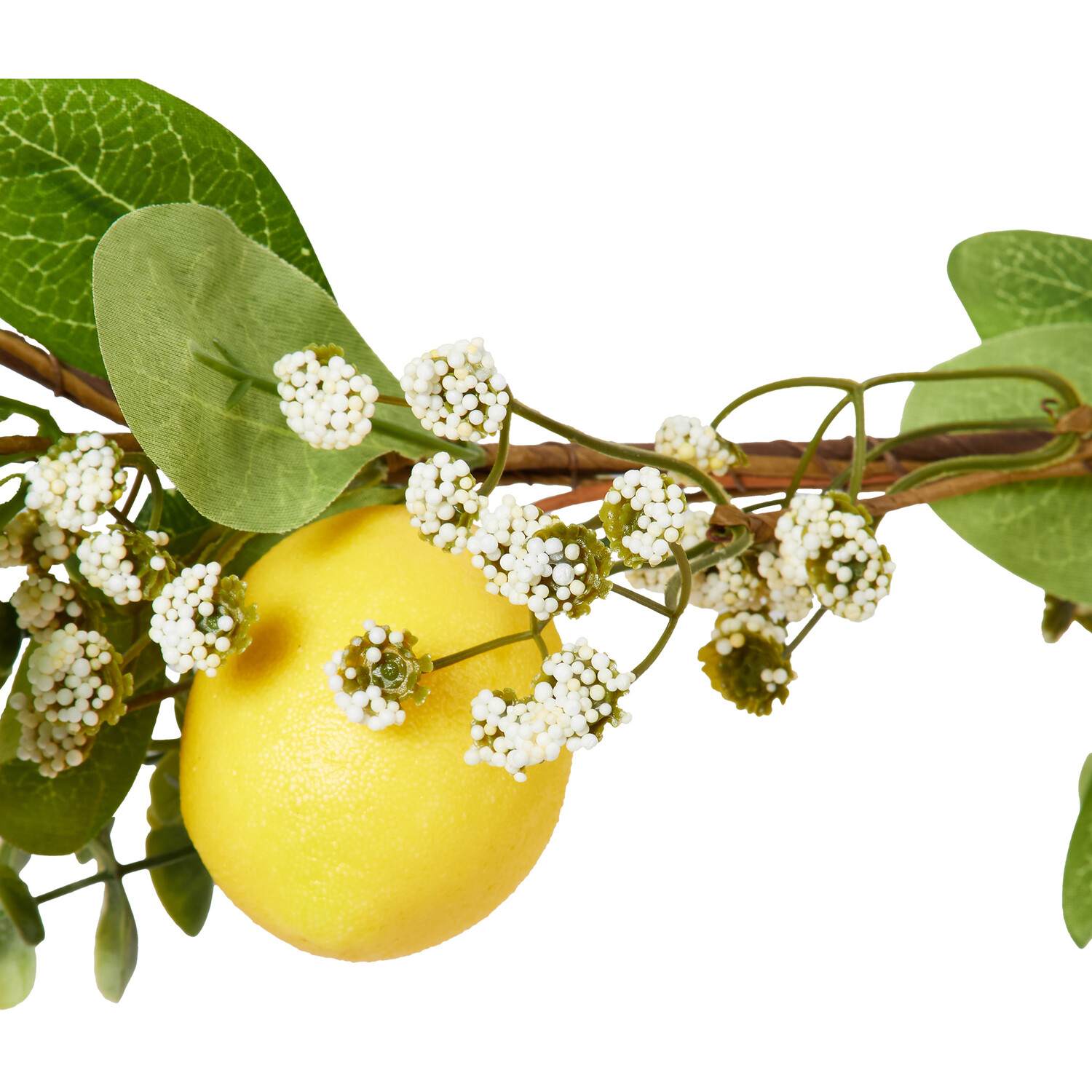Green Garland with Lemons and Leaves Image 3