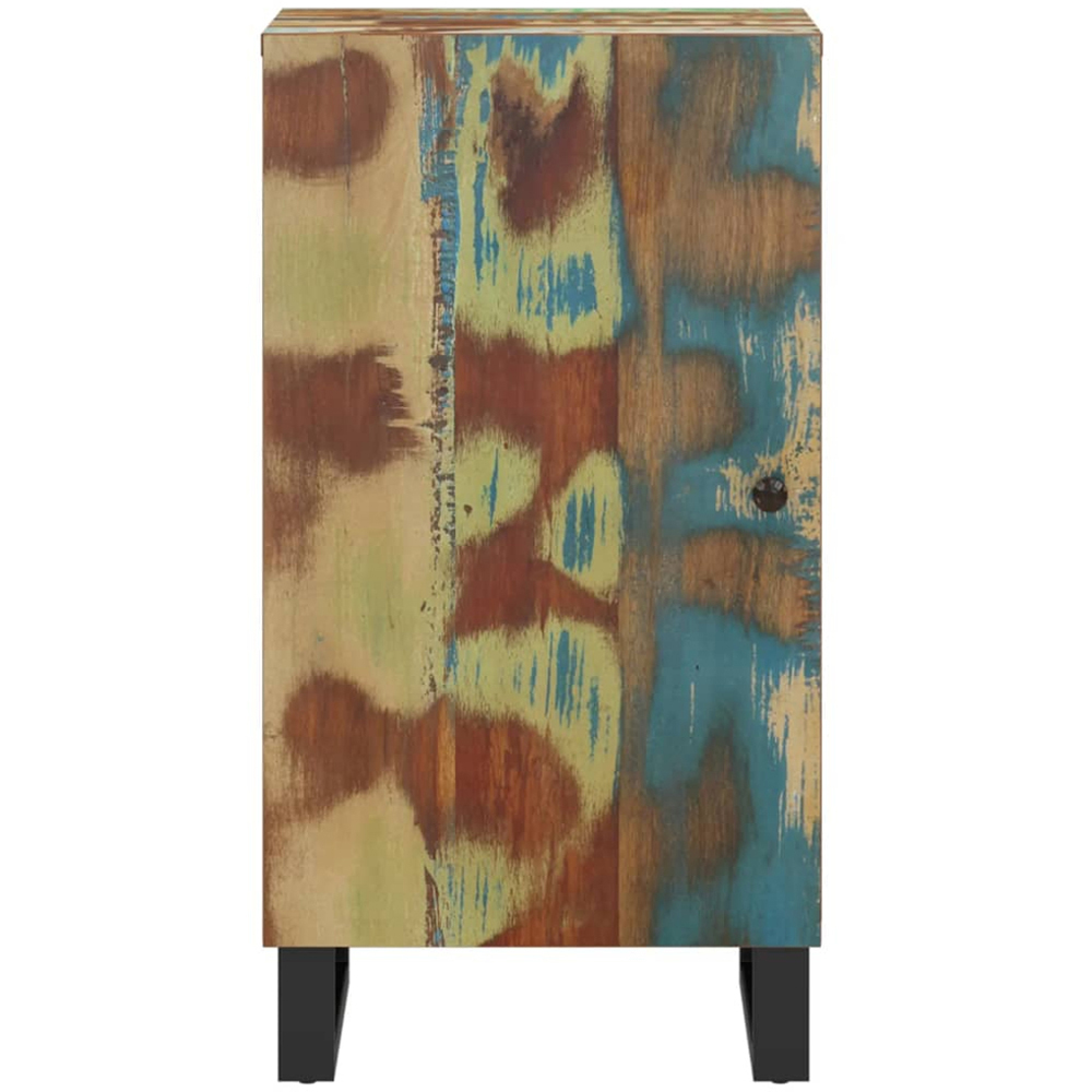 vidaXL Single Door Multicolour Solid Reclaimed Wood Sideboard Image 3