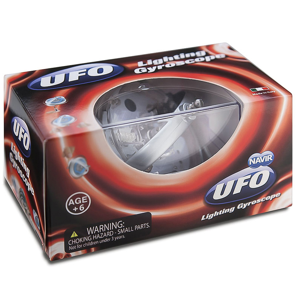 Navir UFO Lighting Cream and Red Gyroscope Image