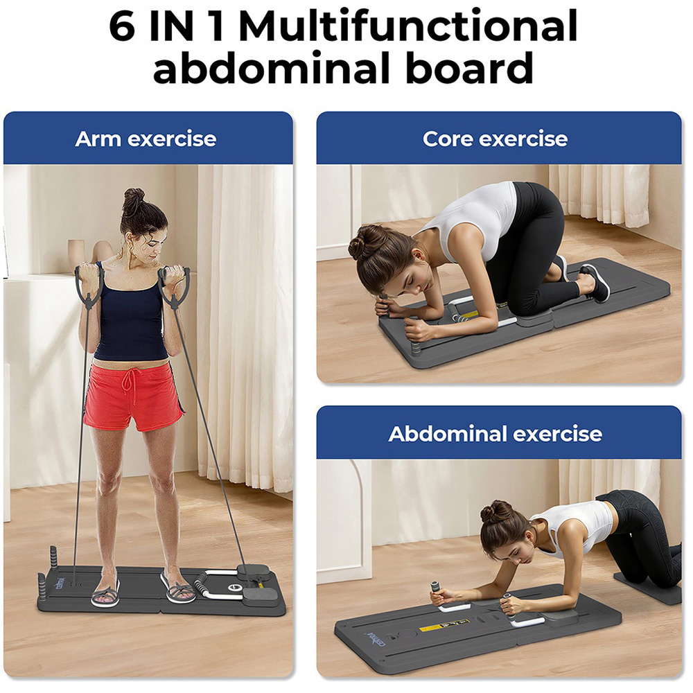 Spector Centra Grey Foldable Pilates Reformer Board Set Image 9