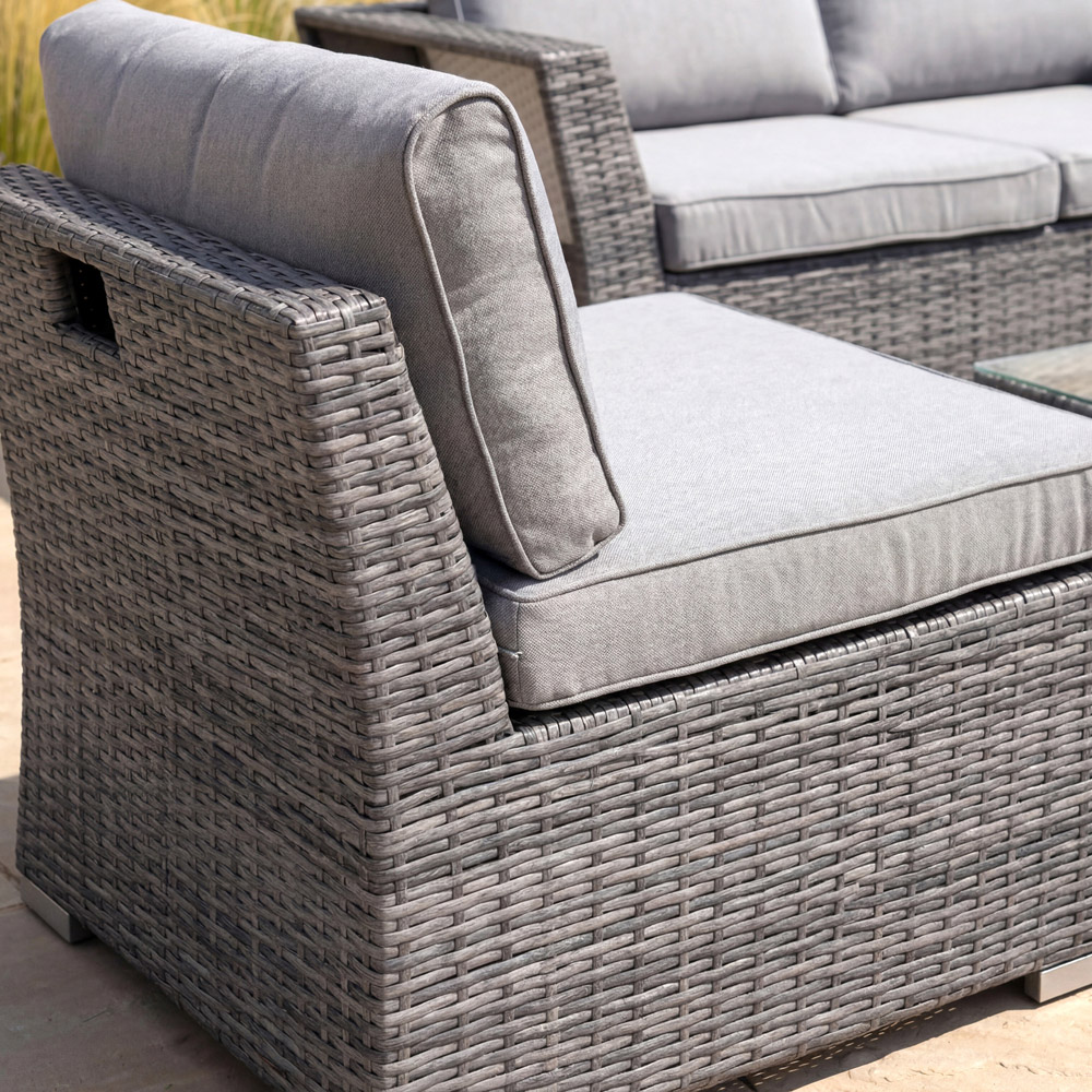 Charles Bentley St Tropez 6 Seater Rattan Effect Lounge Set Image 6