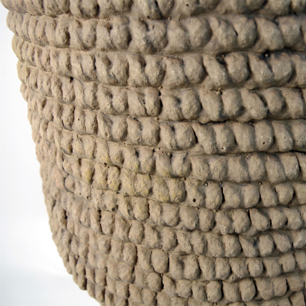 Leaf Seagrass Style Fibreglass Composite Indoor Planter with Legs 53 x 32cm Image 5