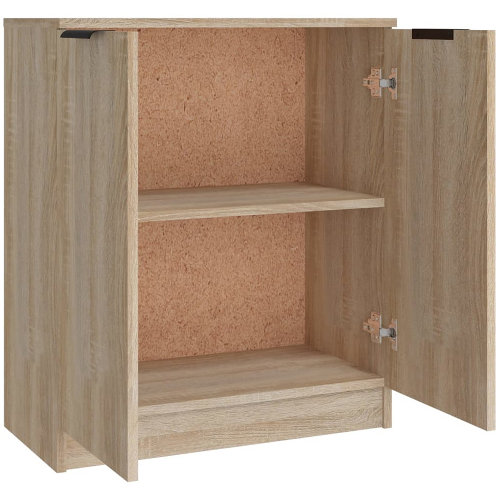 vidaXL 6 Door Sonoma Oak Sideboard 3 Piece Image 6