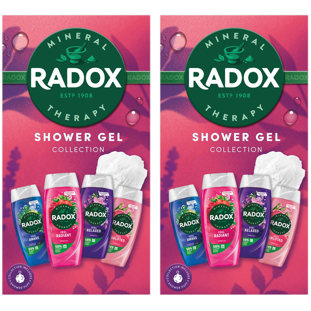 Radox Feel Uplifted Relaxed Radiant and Awake Shower Gel Bundle 2 Pack Image 1