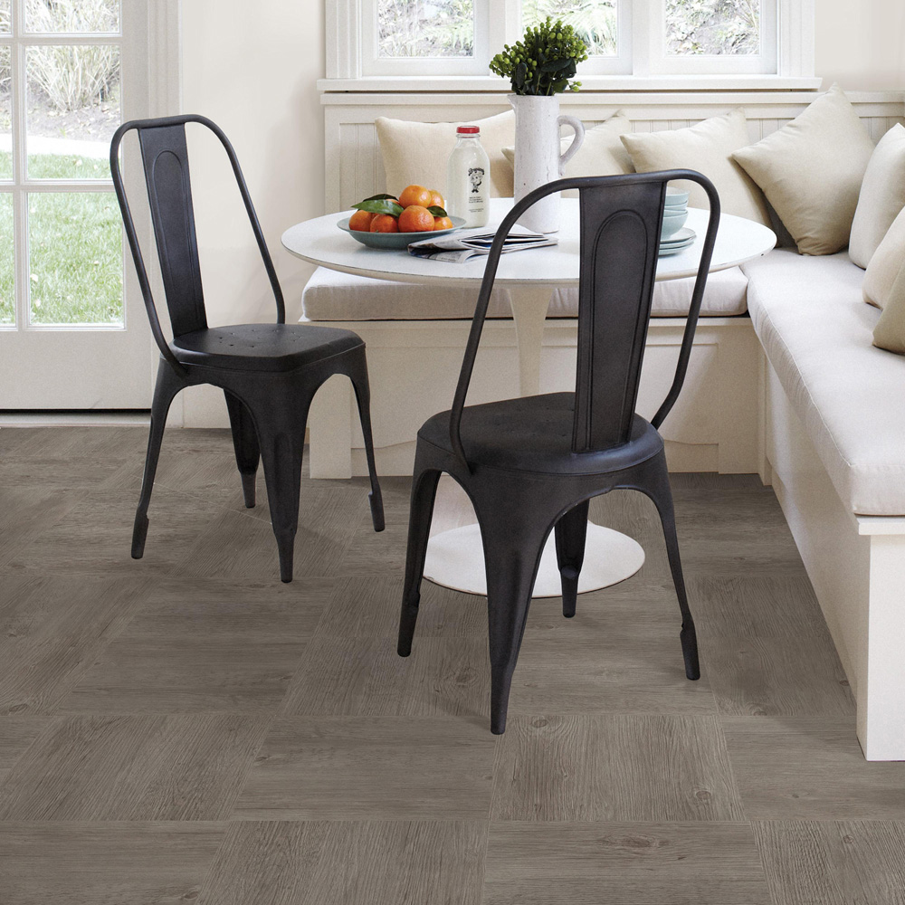 Floorpops Ashwood Grey Peel and Stick Floor Tile 30.48 x 30.48cm 10 Pack Image 6