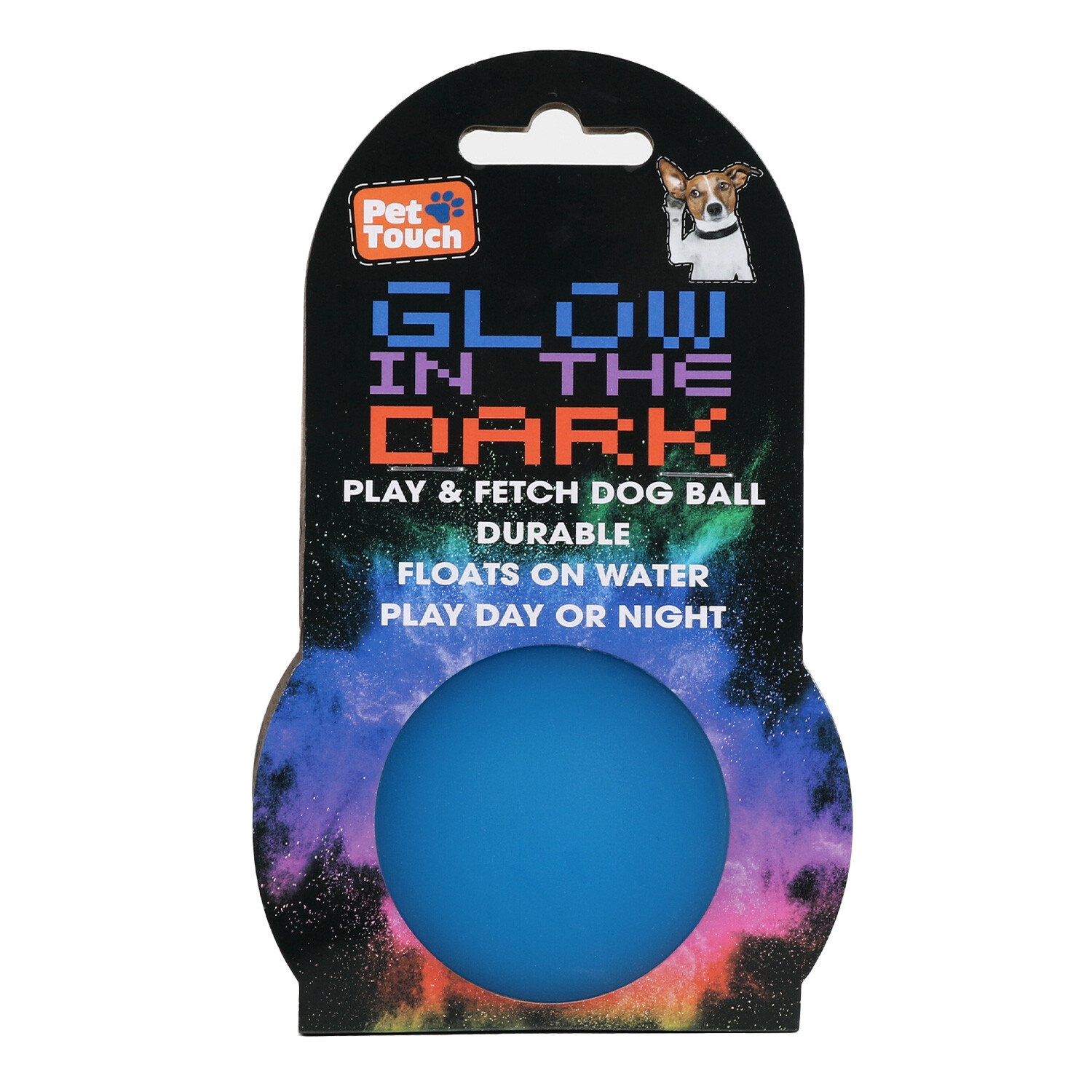 Glow In The Dark Dog Ball Image 1