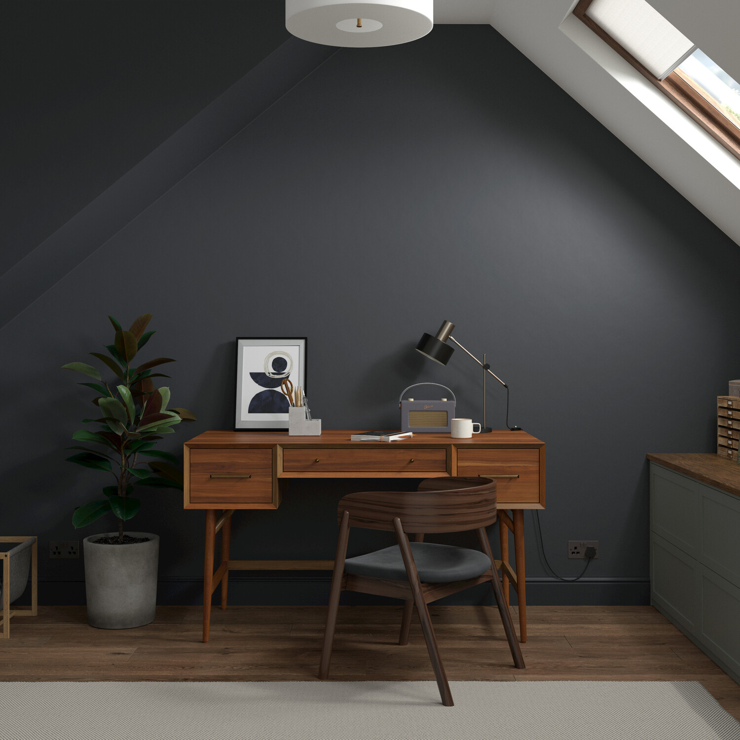 Dulux Heritage Walls and Ceilings Ravens Flight Velvet Matt Emulsion Paint Tester Image 7