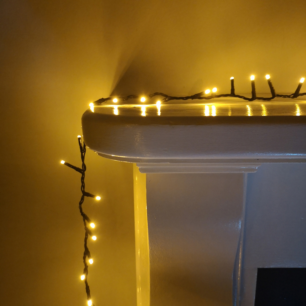 Samuel Alexander 3000 Vintage Gold LED Multi-Function Green String Light 75m Image 5