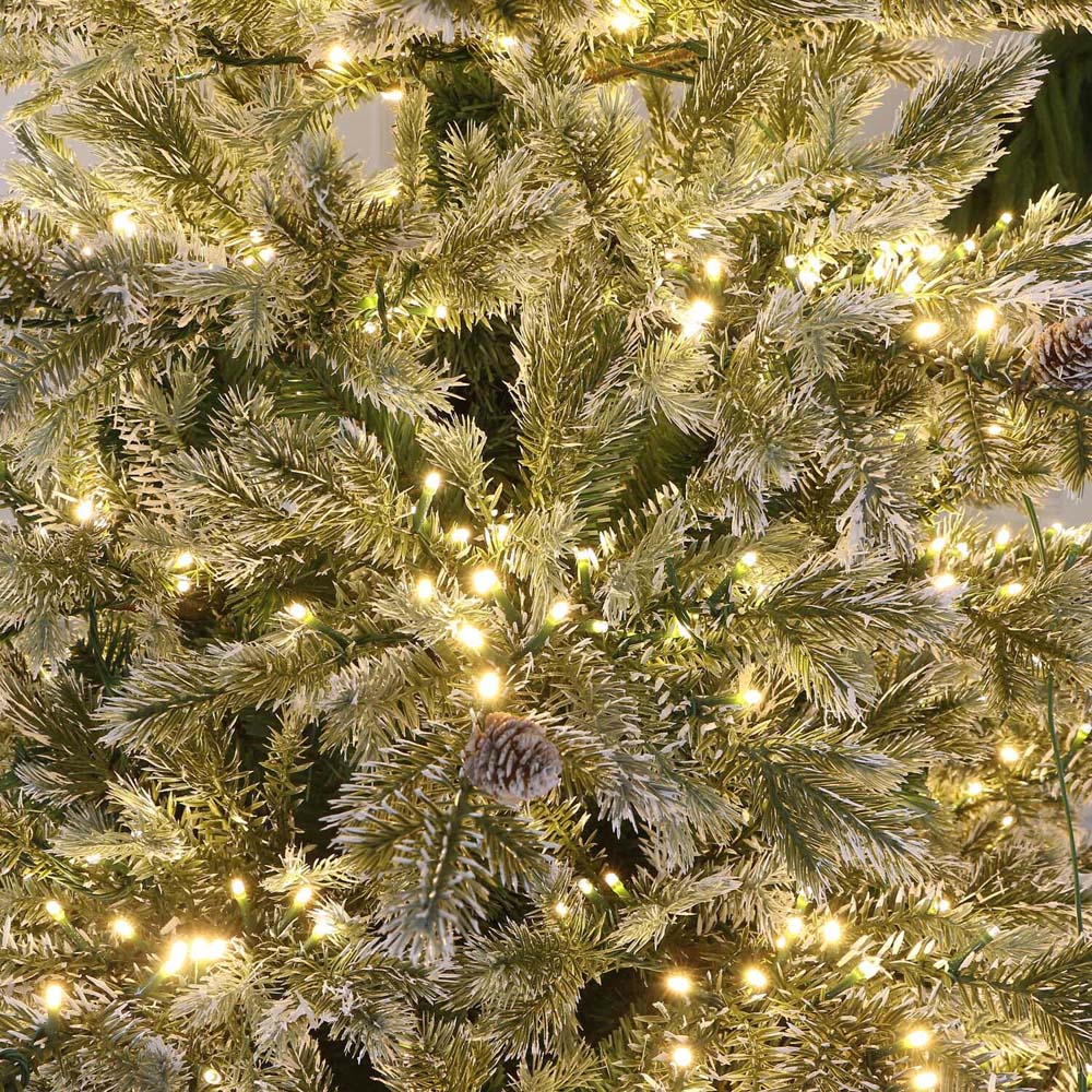 7ft Pre-Lit Fontaine Fir Christmas Tree Image 5