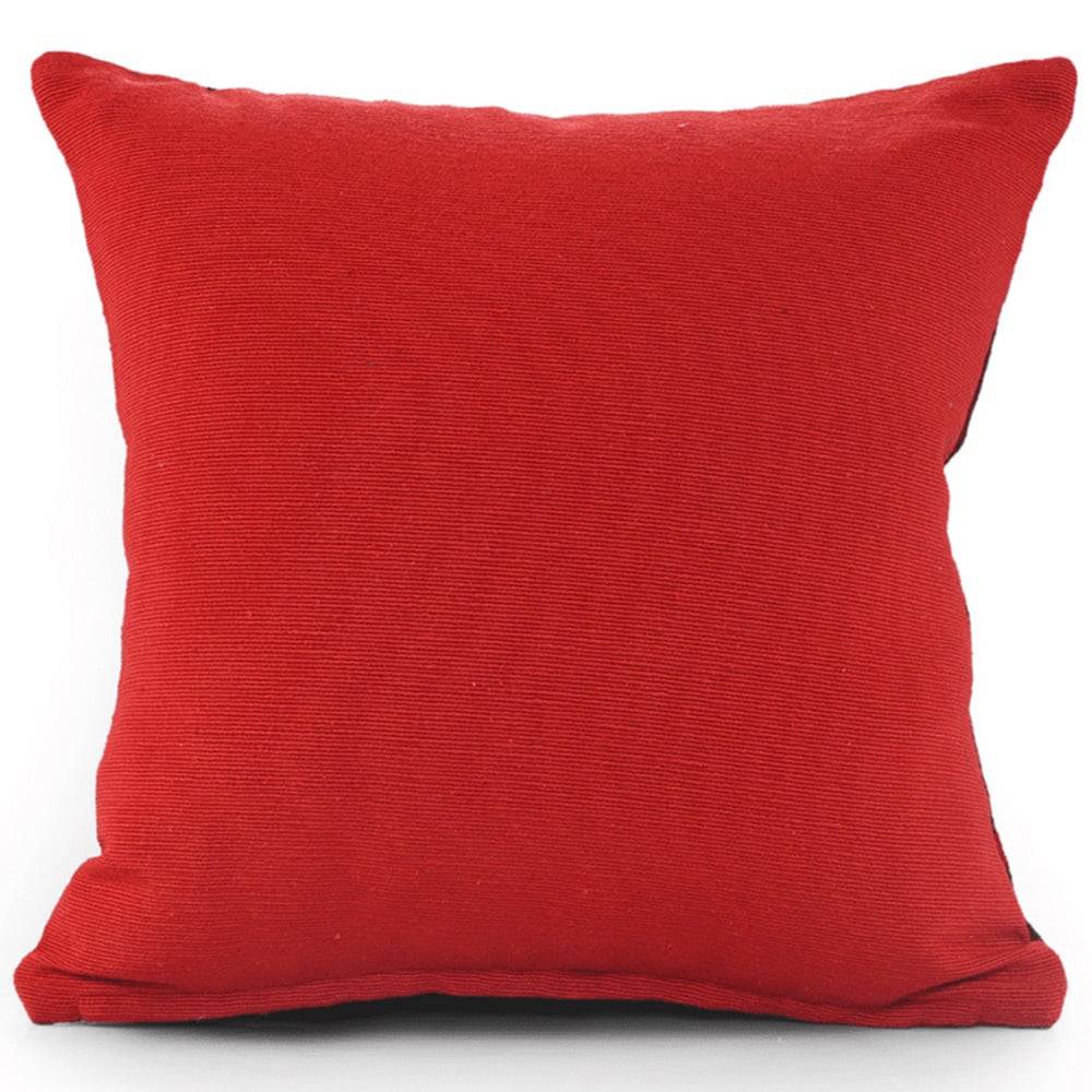 Noel Square Multicolour Xmas Gonks Cotton Chenille Cushion Image 3