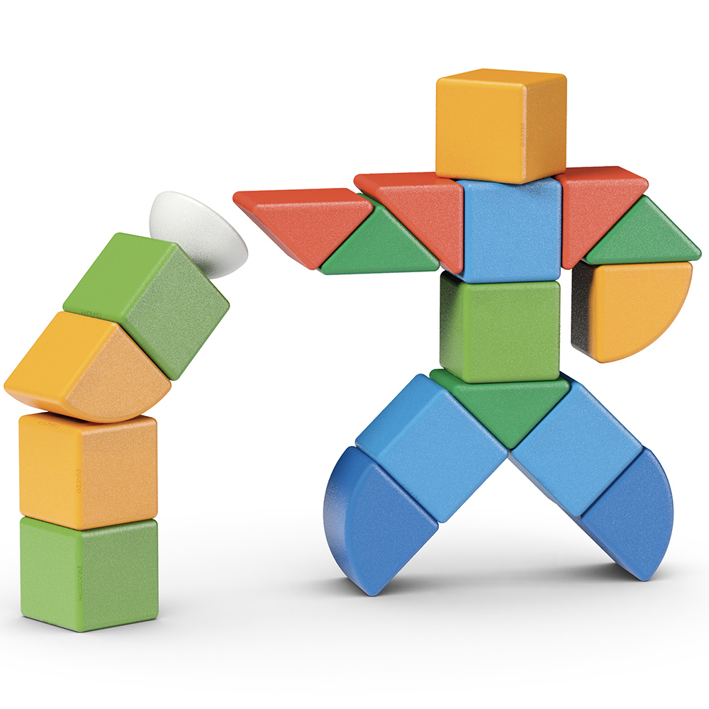 Geomag Magicube Recycled 4 Shapes Little World Set 25 Piece Image 6
