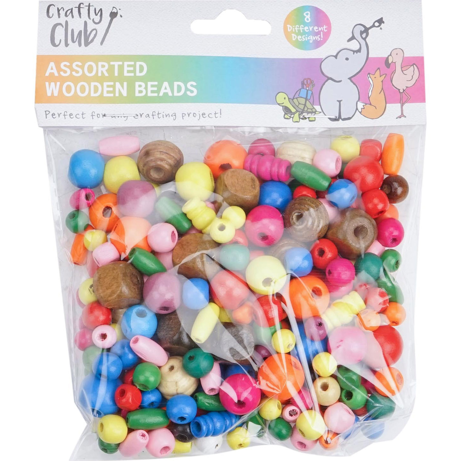 Crafty Club Assorted Wooden Beads Image