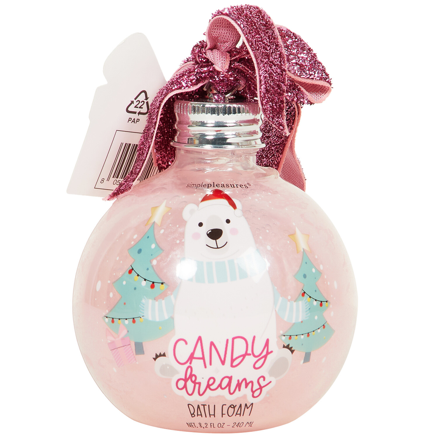 Candy Dreams Bath Foam 250g - Pink Image 1