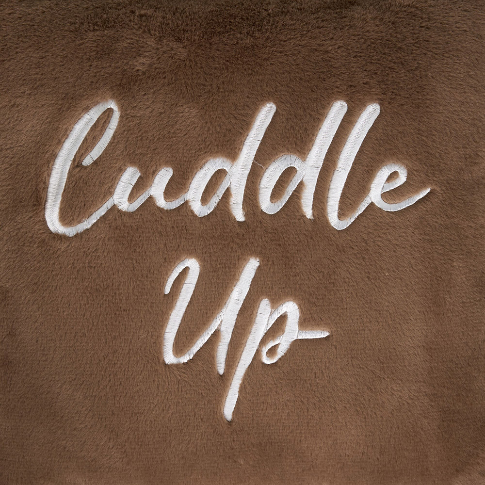 Cuddle Up Cushion Mocha Image 4