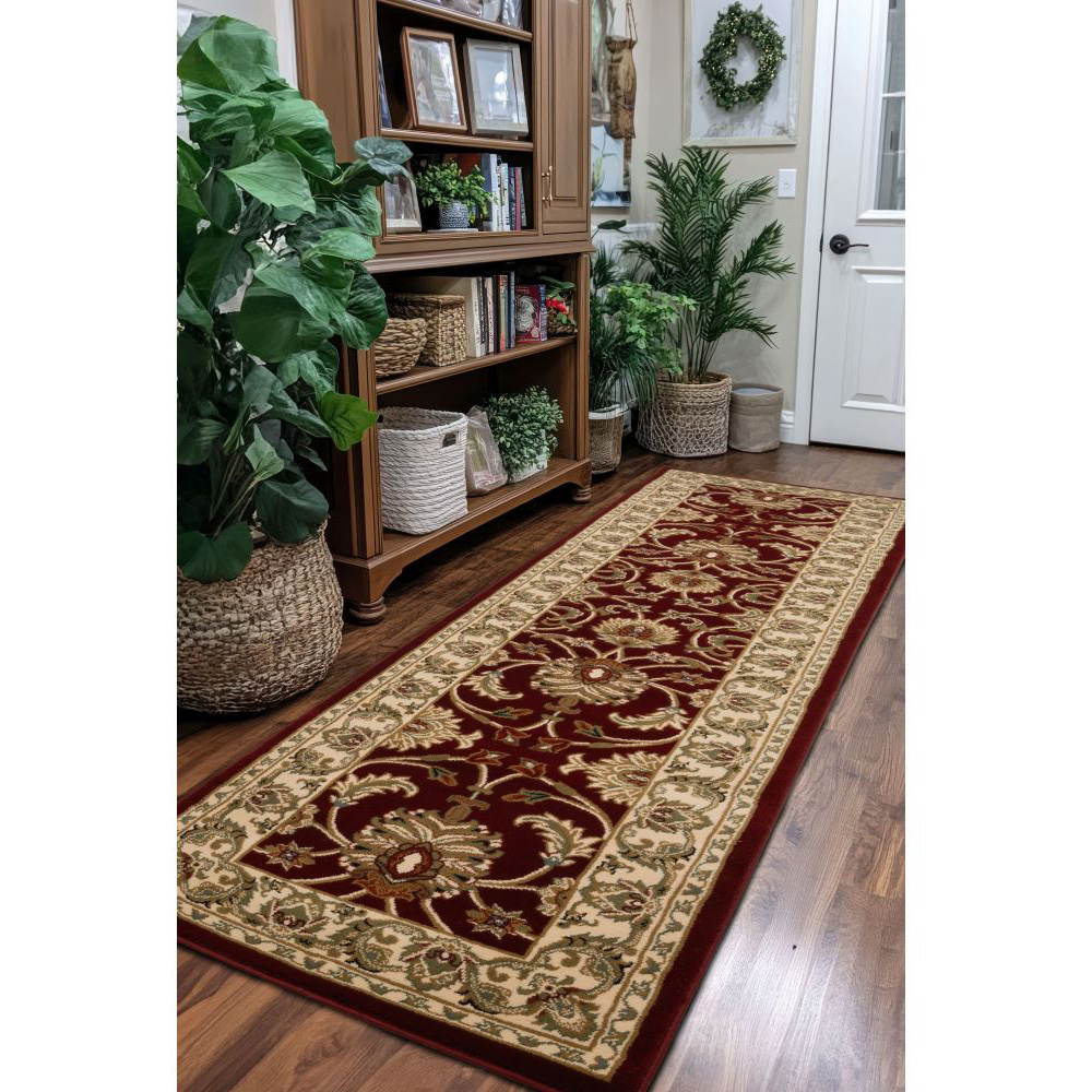 Homemaker Kellan Traditional Red Runner 60 x 235cm Image 4