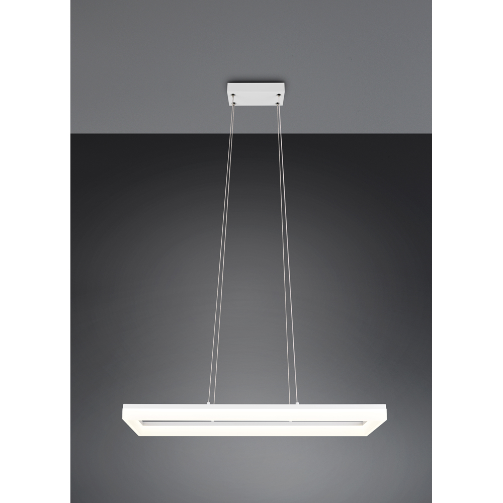 TRIO Camino Matt White LED Pendant Light Image 3