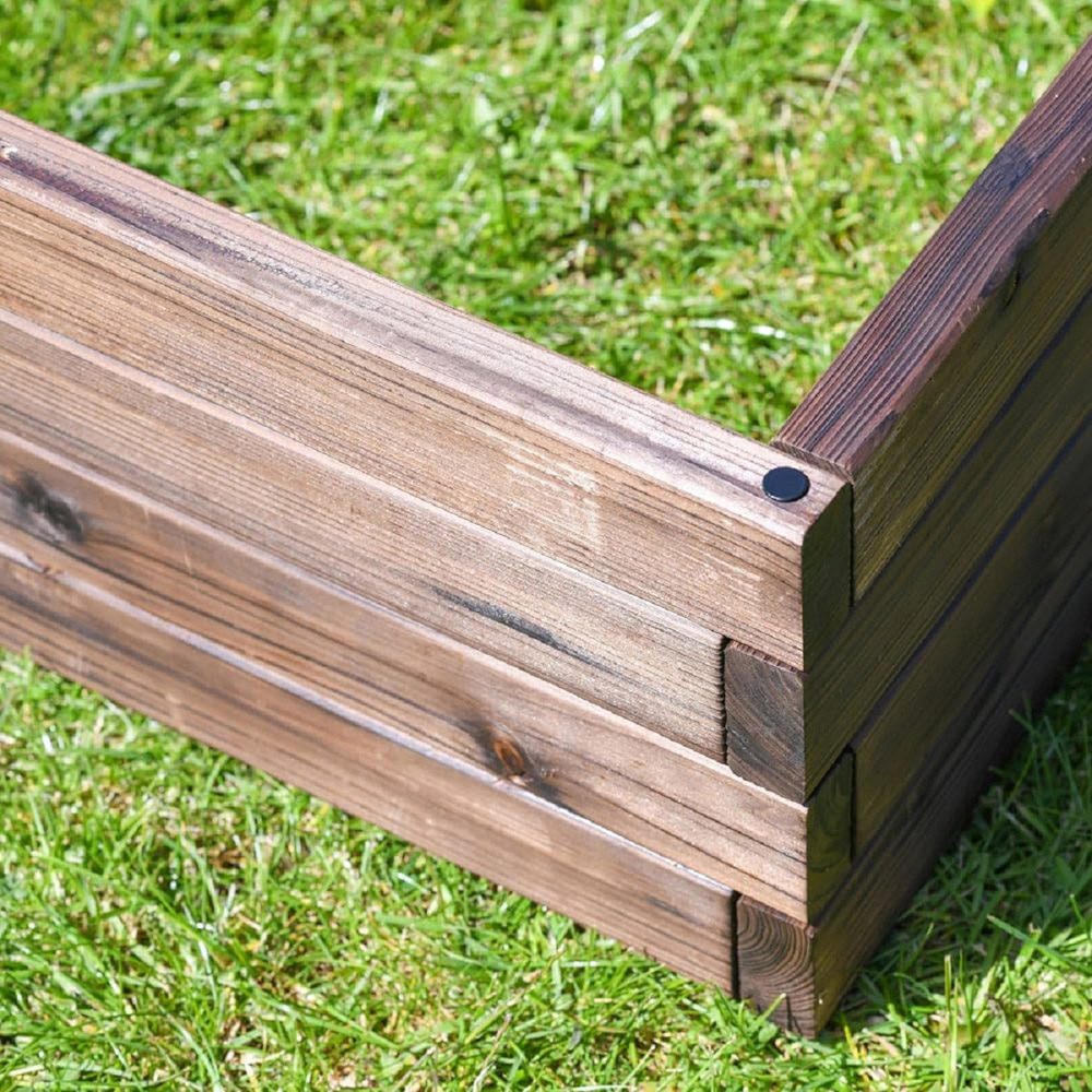 Garden Gear Wooden Medium Raised Garden Bed 2 Pack Image 3