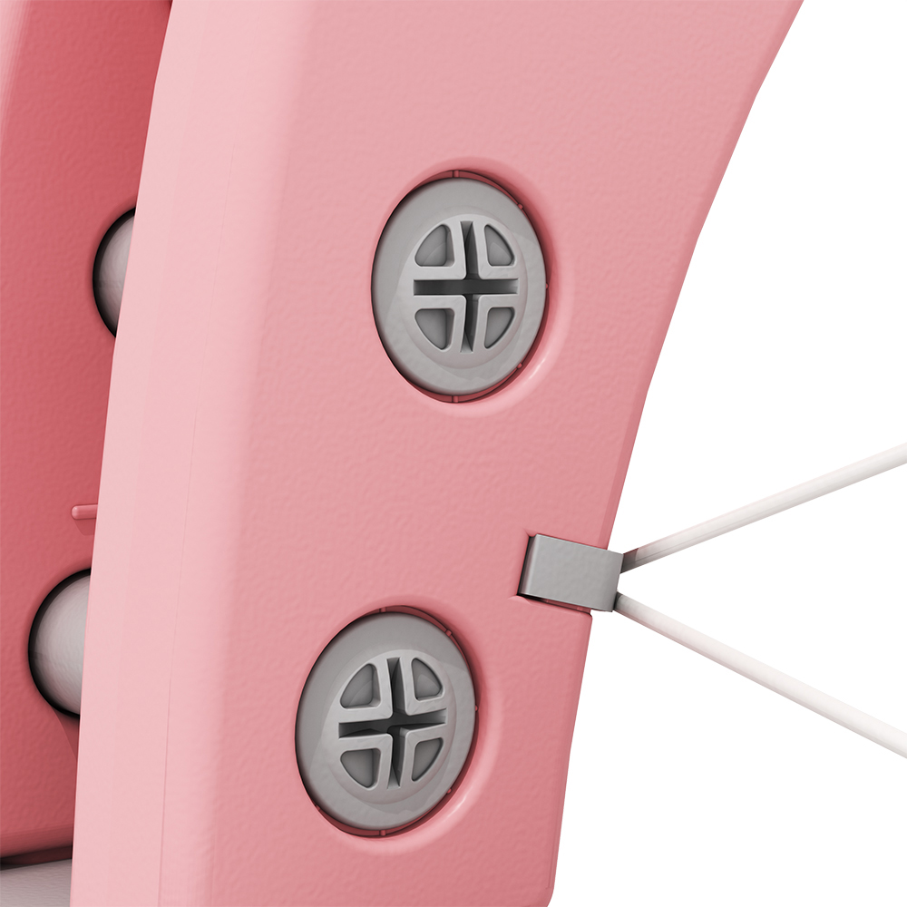 Living and Home Pink 6 in 1 Toddler Basketball Stand Set Image 8