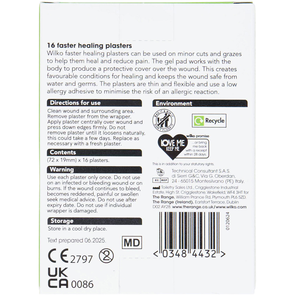 Pack of 16 Faster Healing Plasters Image 3