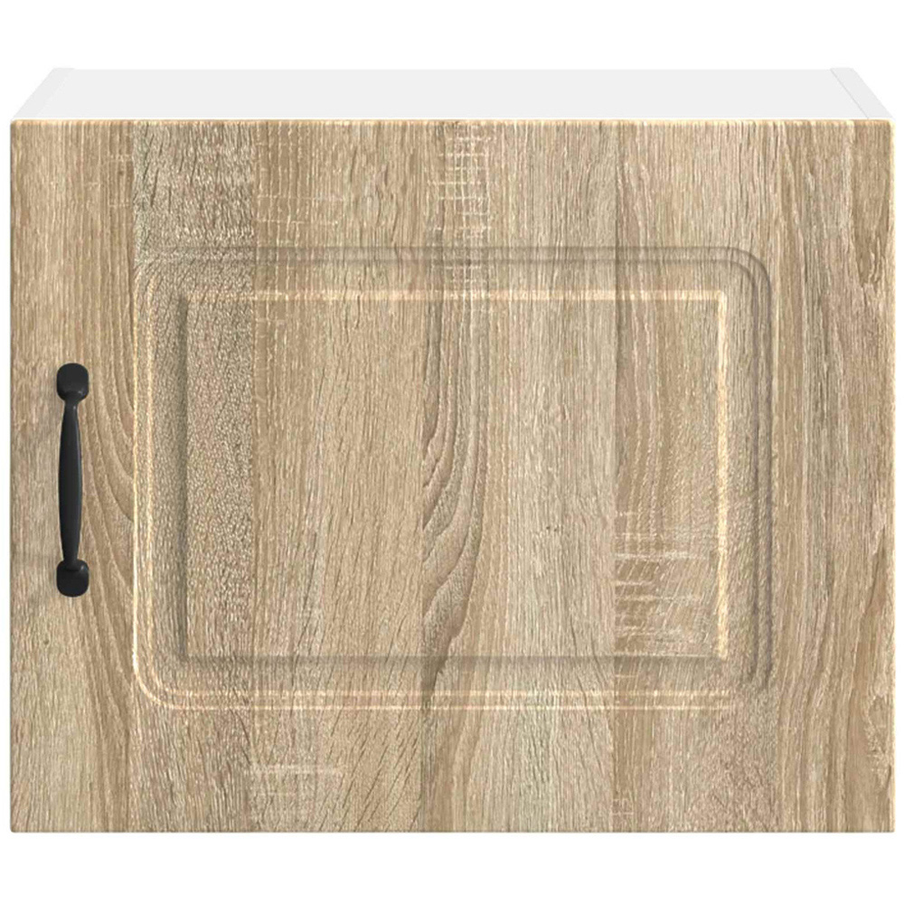 vidaXL Kalmar Single Door Sonoma Oak Wall Mounted Wide Kitchen Cabinet Set of 2 Image 5