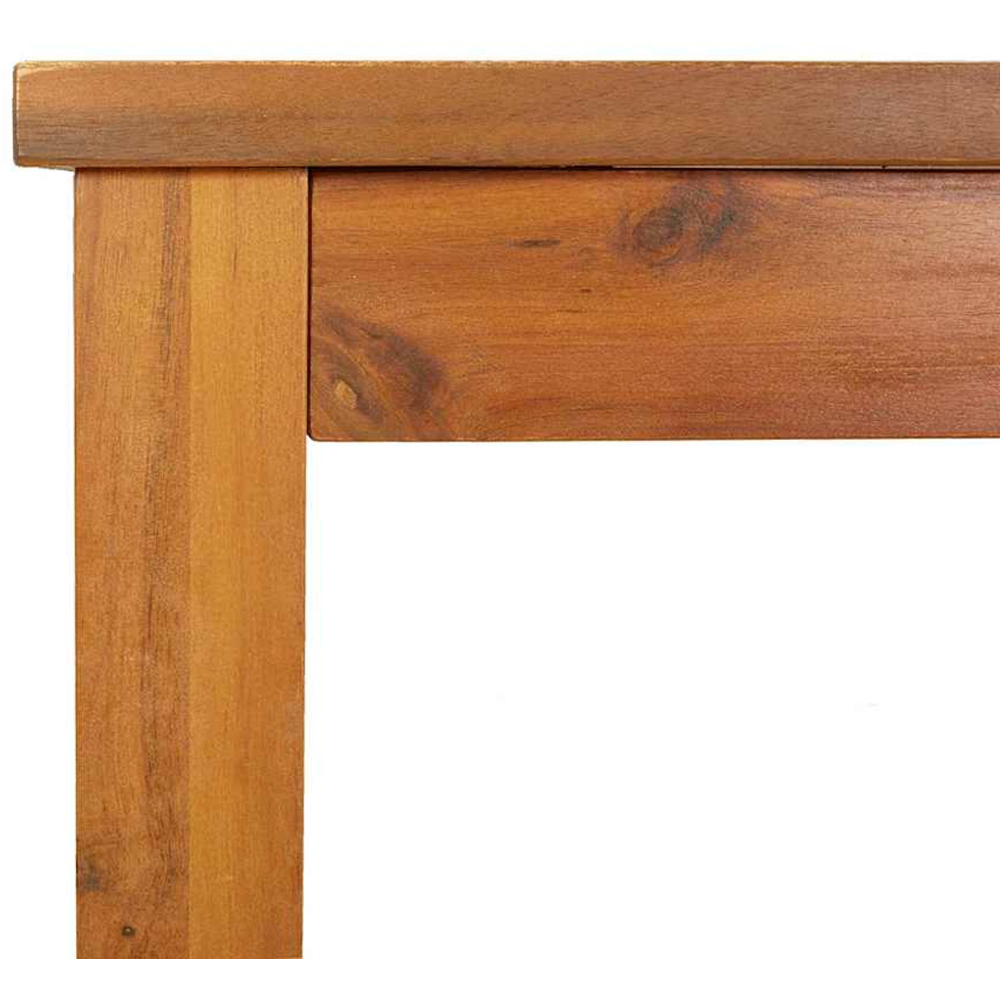 vidaXL 6 Seater Brown Wooden Garden Dining Table Image 6