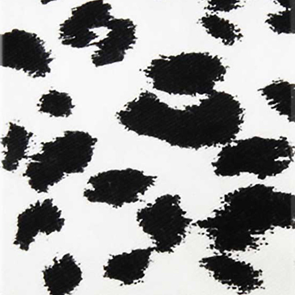 Warren Reed Designer Large Black Leopard Print Suitcase Image 3