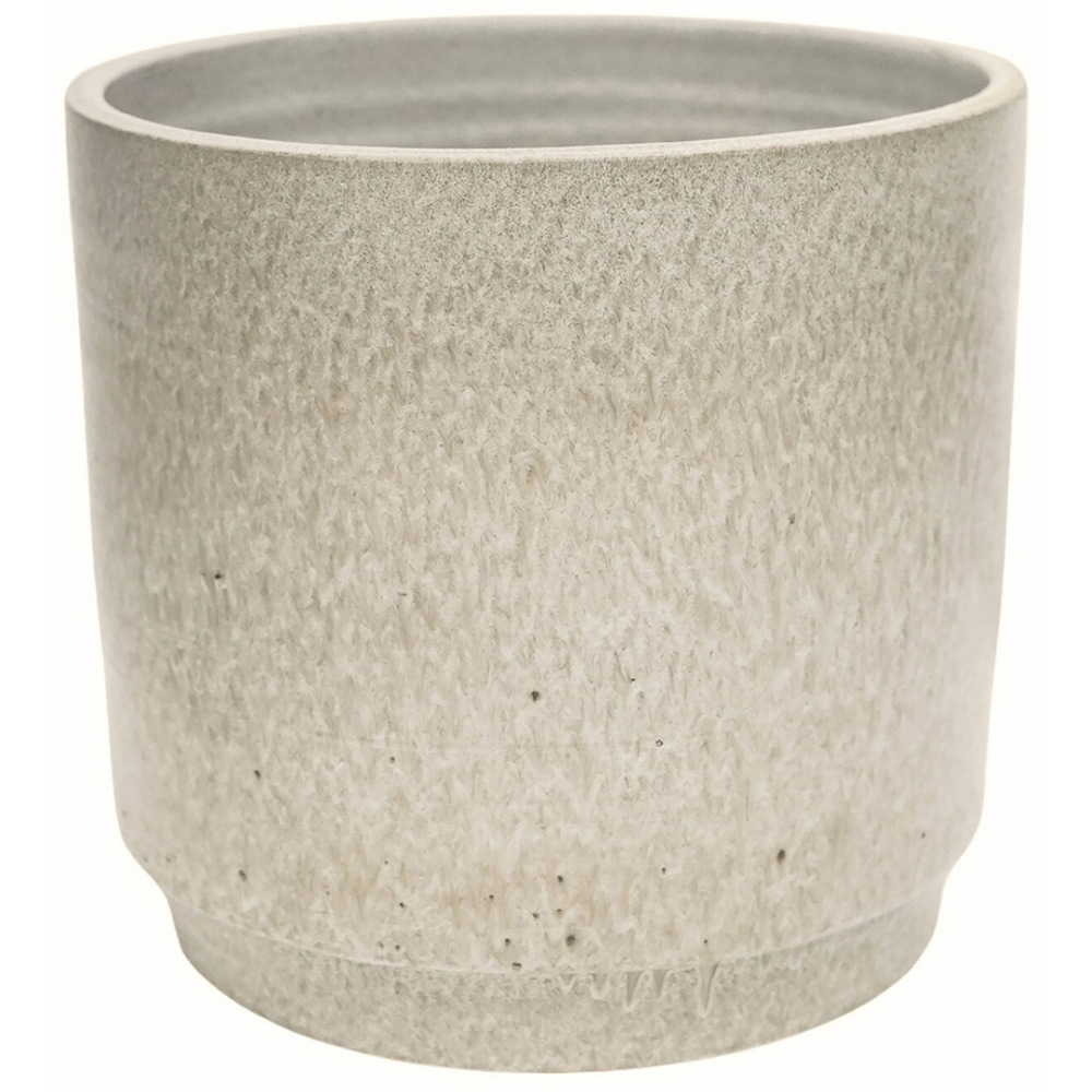 Ivyline Wesley Cream Marble Planter 22 x 26cm Image 1