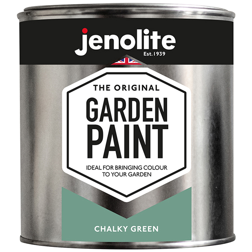 Jenolite Garden Paint Chalky Green 1L Image 2