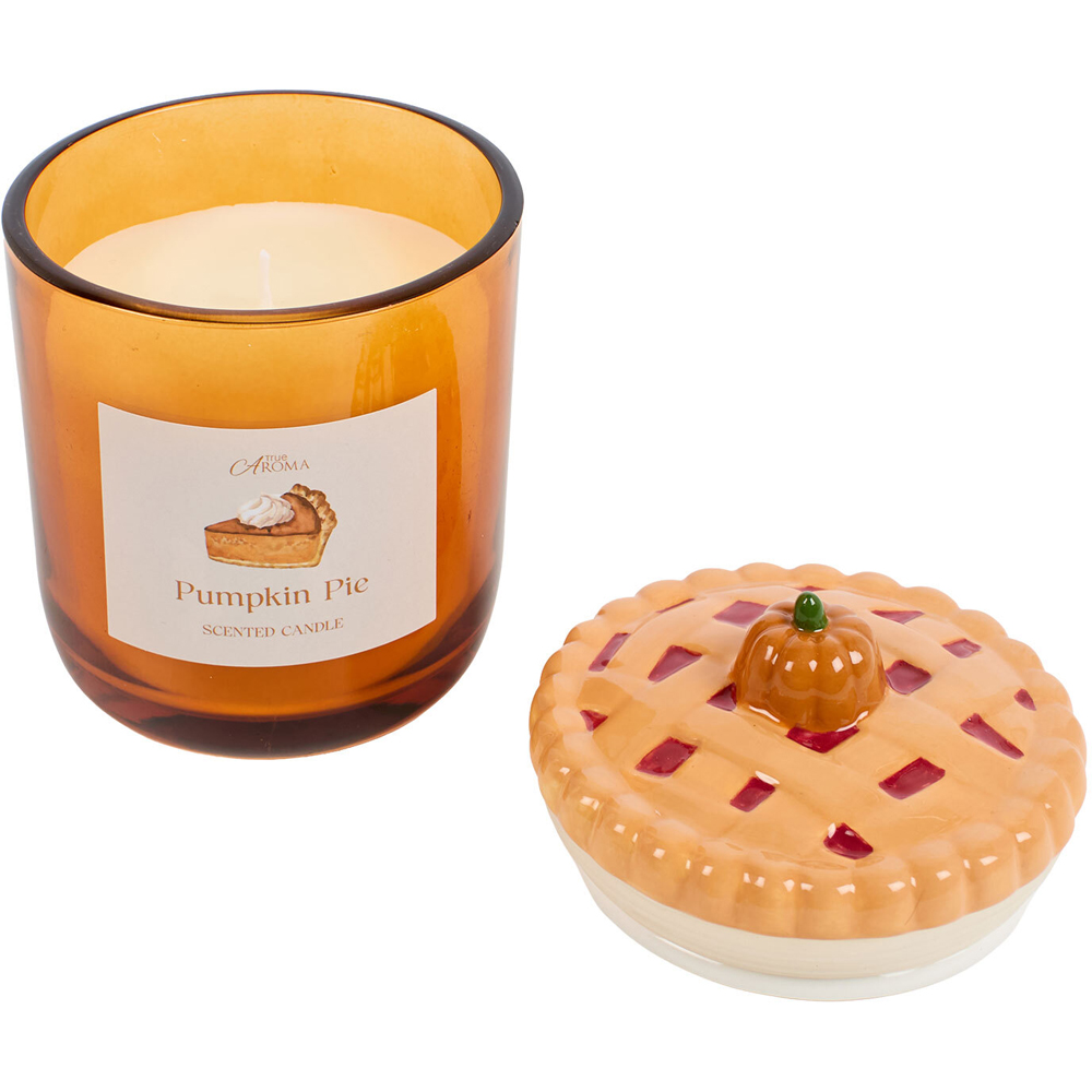 True Aroma Pumpkin Pie or Cherry Pie Scented Candle Image 9