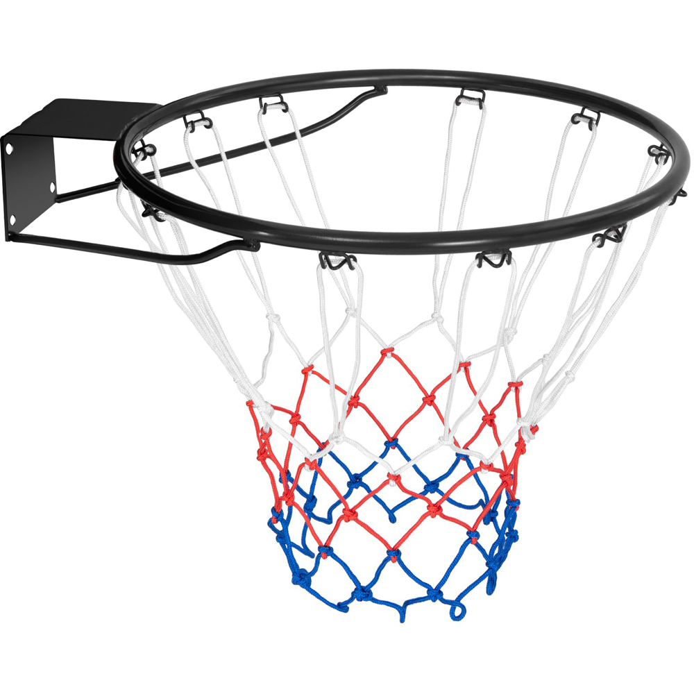 Costway Black Heavy Duty Basketball Rim Image 1