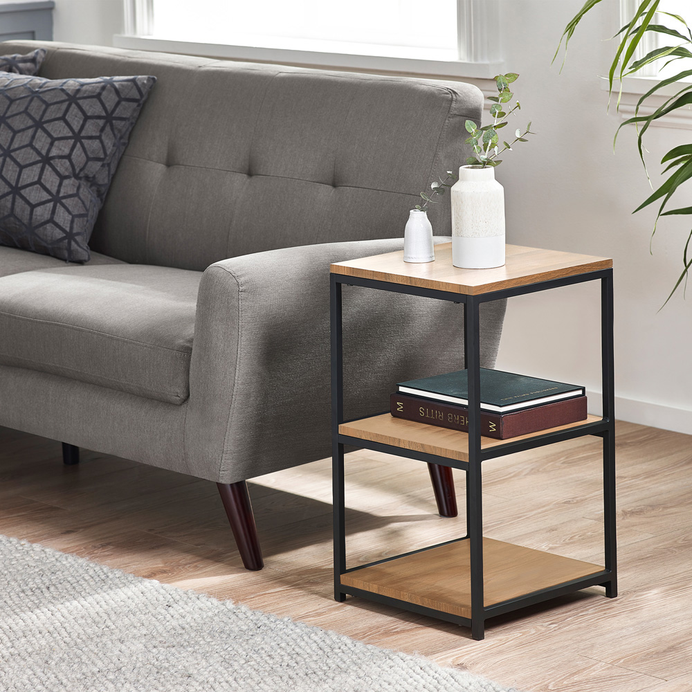 Padstow Tall Bookcase - Black | Julian Bowen Limited