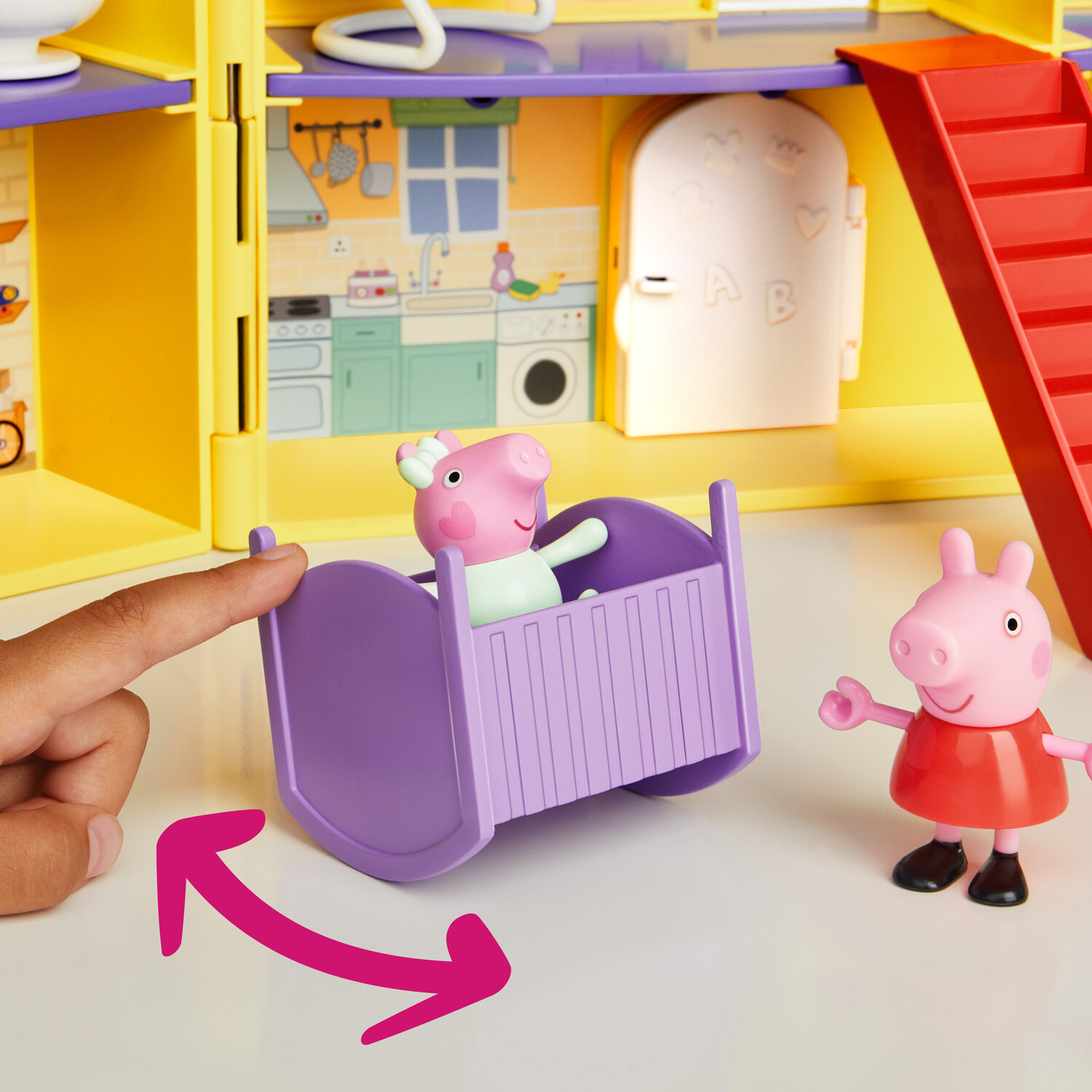 Peppa Pig Big Family House Yellow Image 6