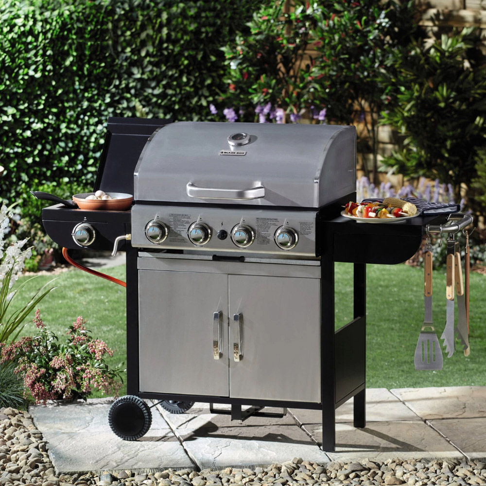 Blazebox 5 Gas Burner BBQ Carton Complete Kit Image 4