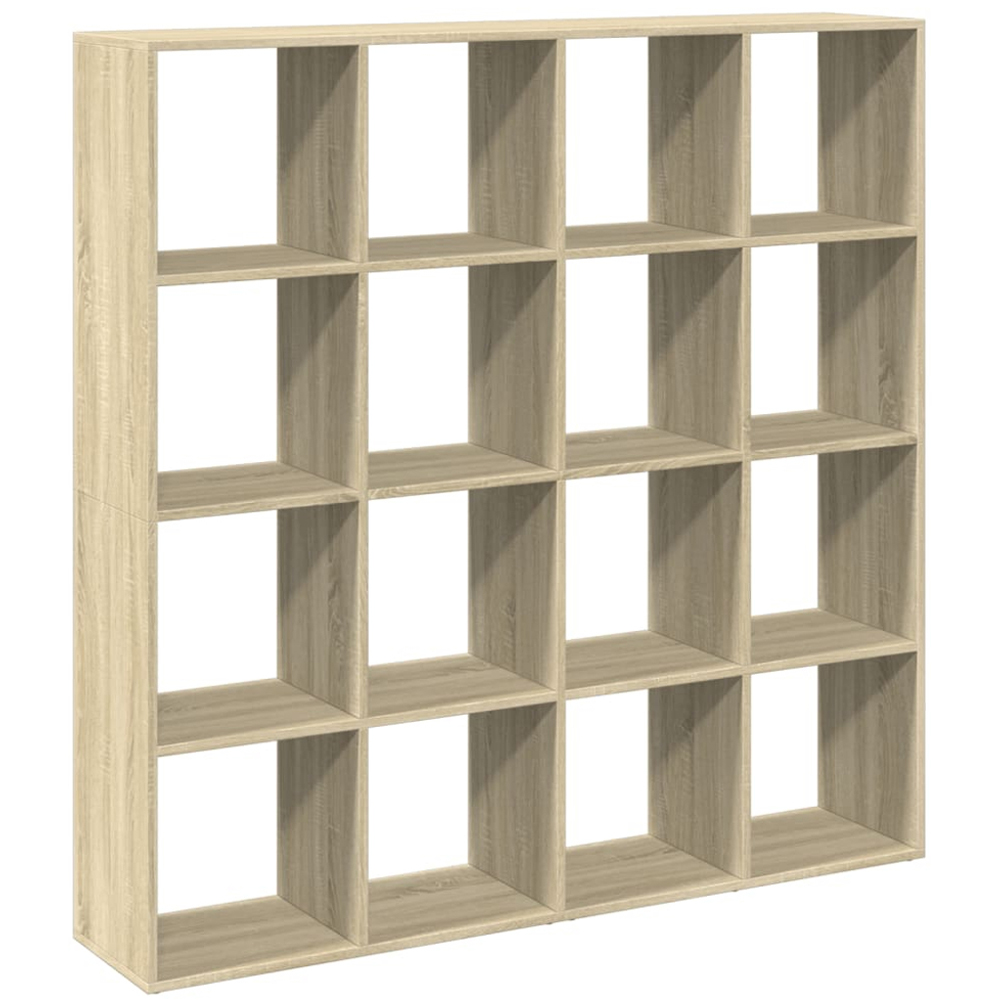 vidaXL 16 Shelf Sonoma Oak Bookcase Image 2