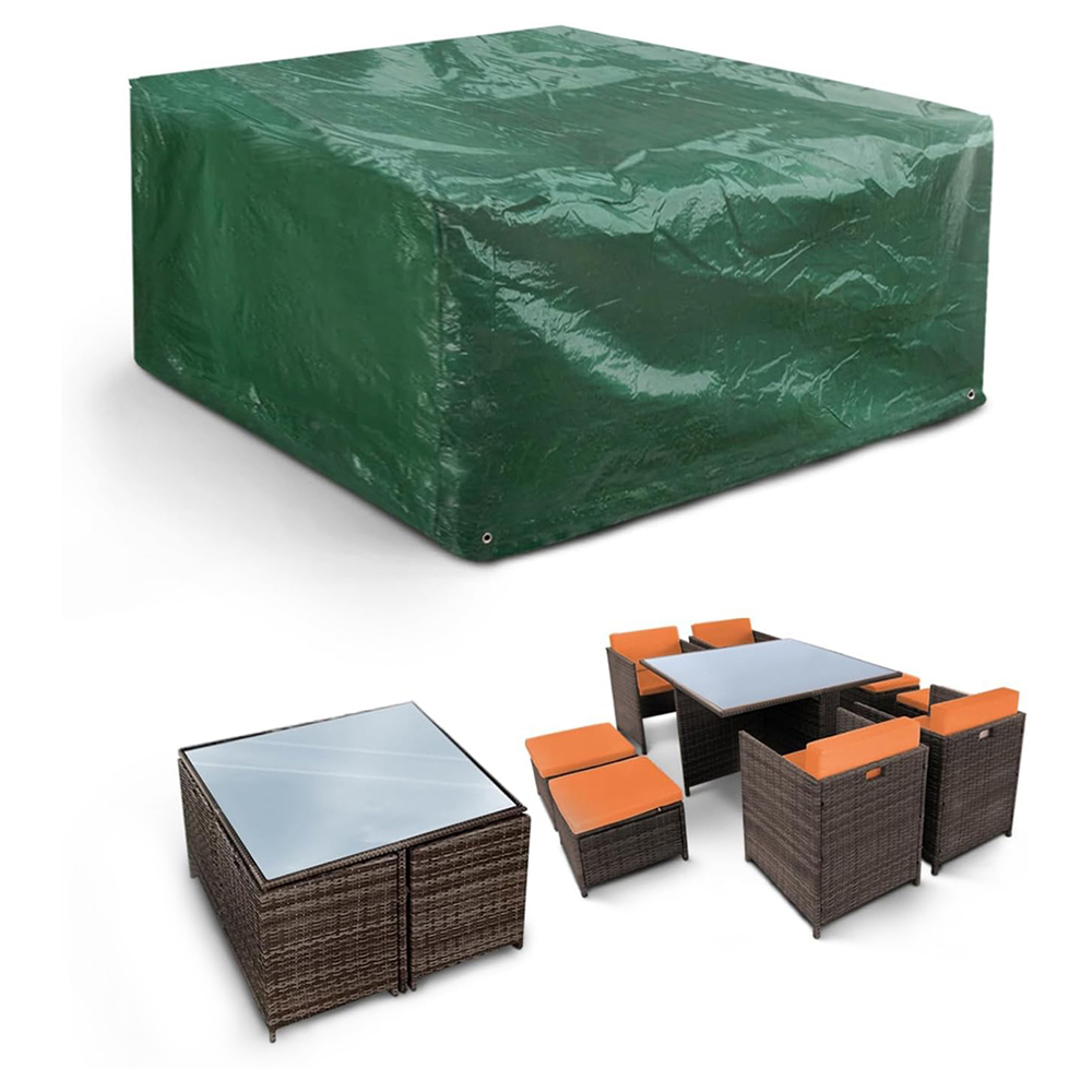 Keplin Green Garden Chair Cover with UV Protection 71 x 125 x 125cm Image 2